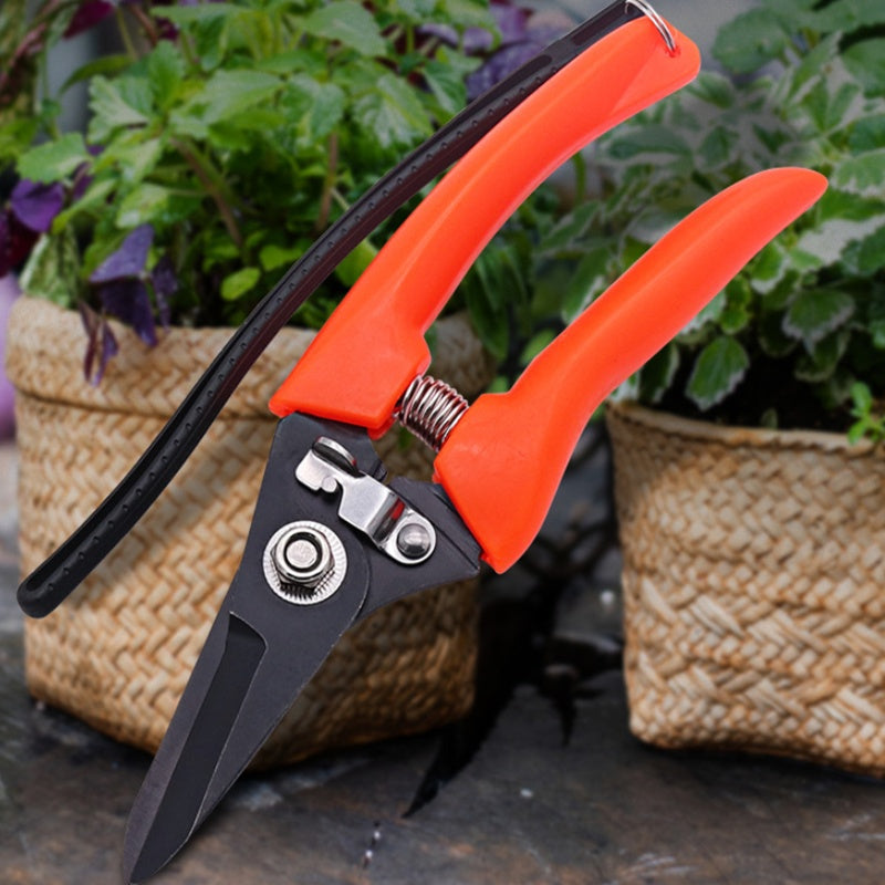 Stainless Steel Black Pruning Garden Scissors - Gardening Grow