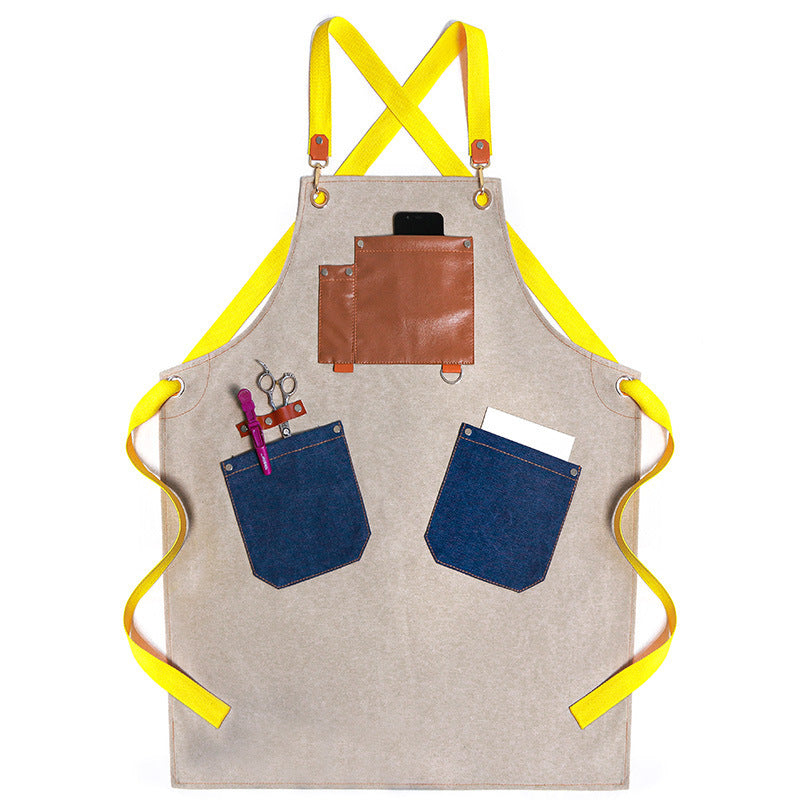 Gardening Baking Salon Denim Workwear Apron - Gardening Grow