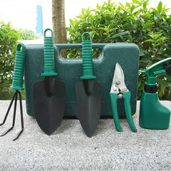 Five-piece Garden Tool Plastic Box Plastic Garden Tool Set - Gardening Grow