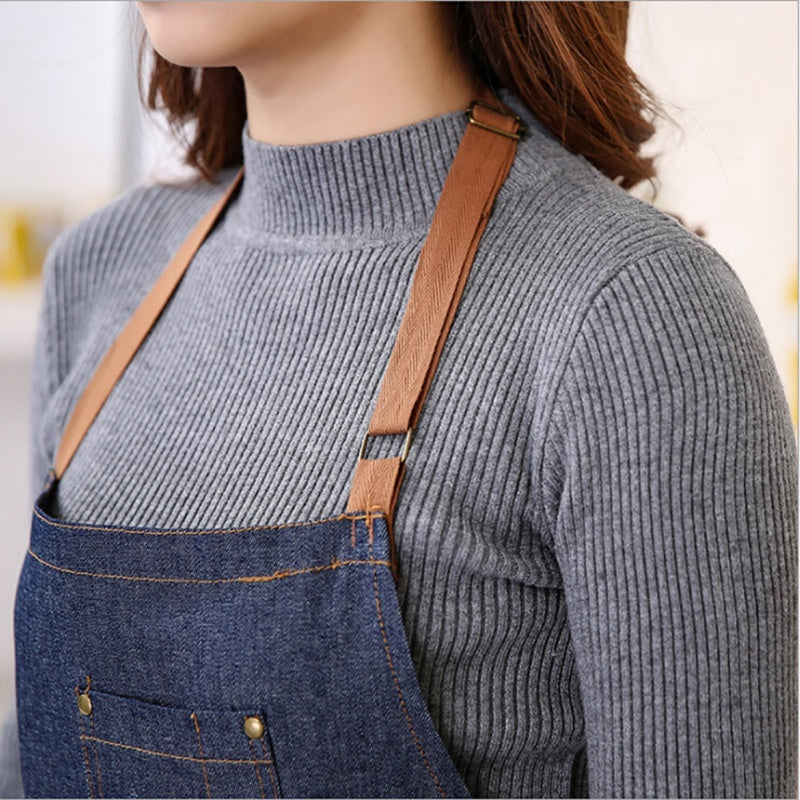 Denim apron - Gardening Grow