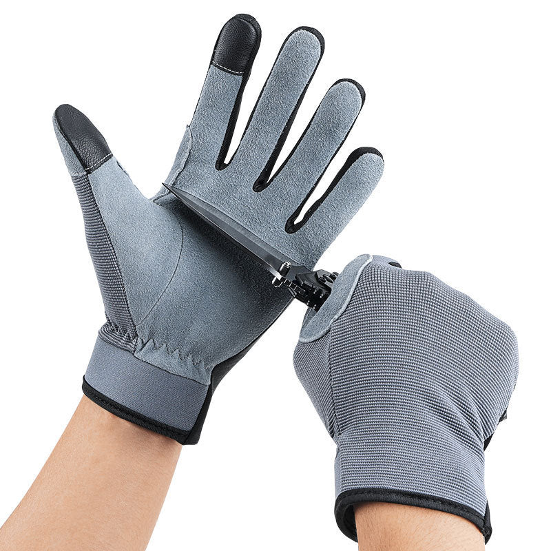 Deer Skin Two Layer Touch Screen Gardening Gloves - Gardening Grow