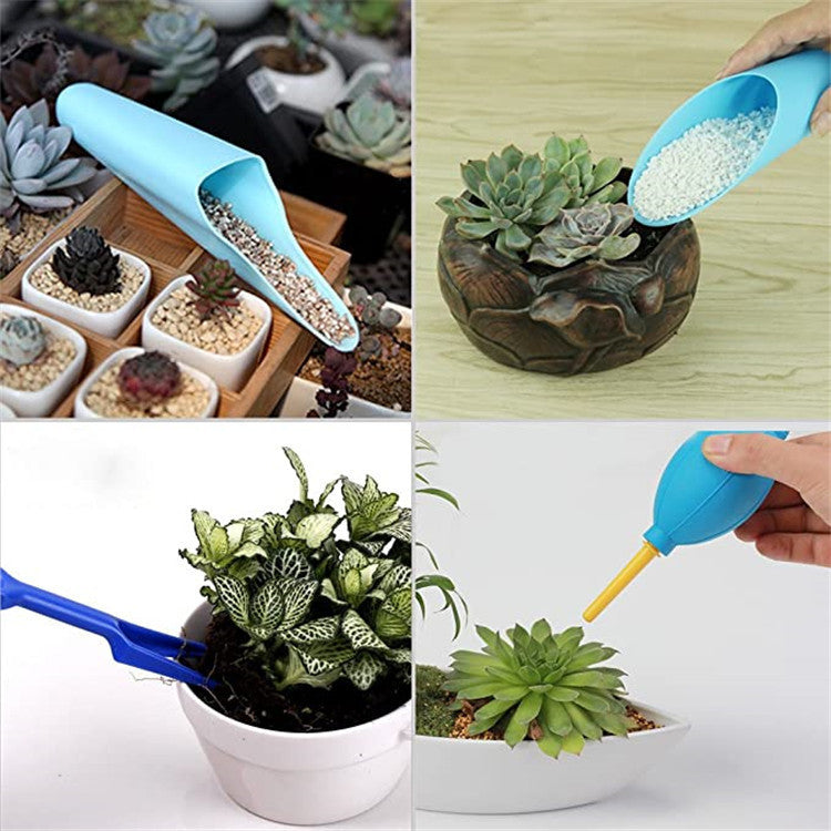 Succulents Potted Gardening Tool Set Succulent Seedlings Spray Bottle Watering Pot Soil Shovel Potted Trim Tube Shovel - Gardening Grow