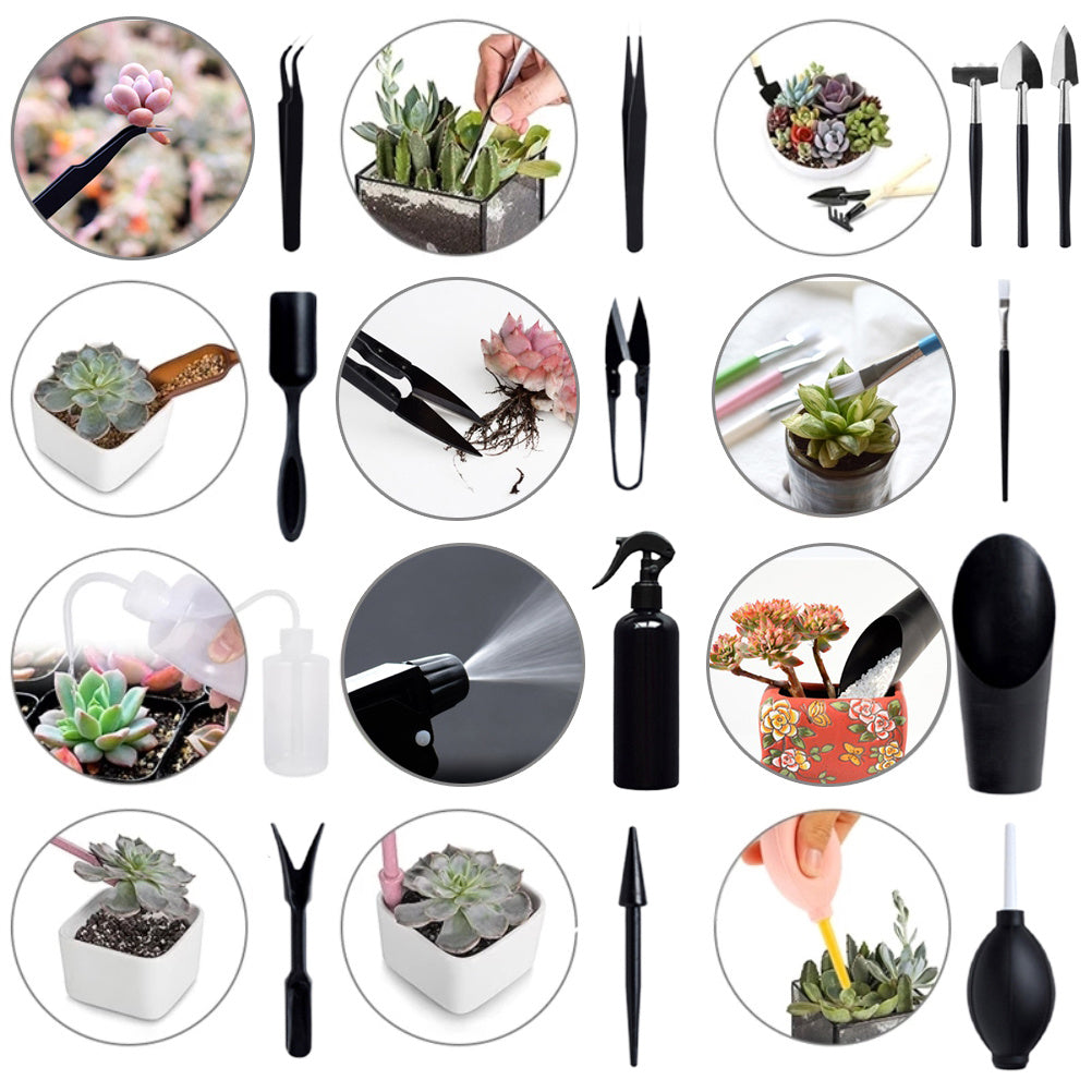 Succulent Plant Planting Tool Operation Mat Gardening Flower Three-piece Set - Gardening Grow