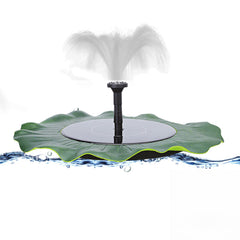 Solar Fountain Outdoor Garden Miniature Lotus Leaf Fountain - Gardening Grow