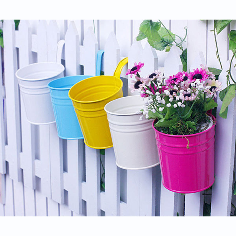 Hanging Flower Pots Garden Pots and Planters Hanger Outdoor Holder Basket for Wall Decoration Garden - Gardening Grow