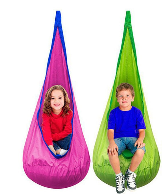 Creative Kid Hammock Garden Furniture Pod Swings Chair Indoor Outdoor Hanging Seat Child Cocoon Swing Seat Patio Portable - Gardening Grow