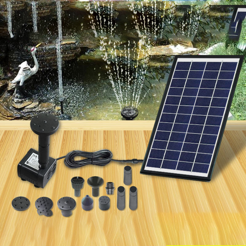 Solar Small Garden Mini Flower Fountain Poolroom - Gardening Grow