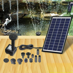 Solar Small Garden Mini Flower Fountain Poolroom - Gardening Grow