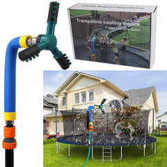 Summer Garden Children's Trampoline Sprinkler Outdoor Trampoline Sprinkler Rotating Sprinkler Gardening New Toys - Gardening Grow