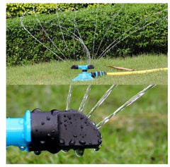 Garden Small Triple Rotary Lawn Sprinkler Automatic Garden - Gardening Grow