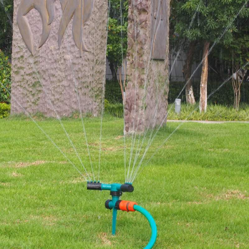 360 Automatic Rotating Sprinkler Irrigation Garden Lawn Courtyard Household Garden Water Adjustable Sprinkler Irrigate Tools - Gardening Grow