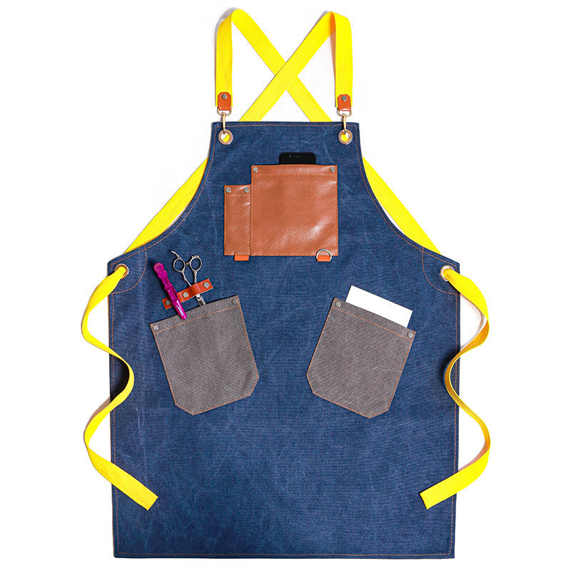 Gardening Baking Salon Denim Workwear Apron - Gardening Grow