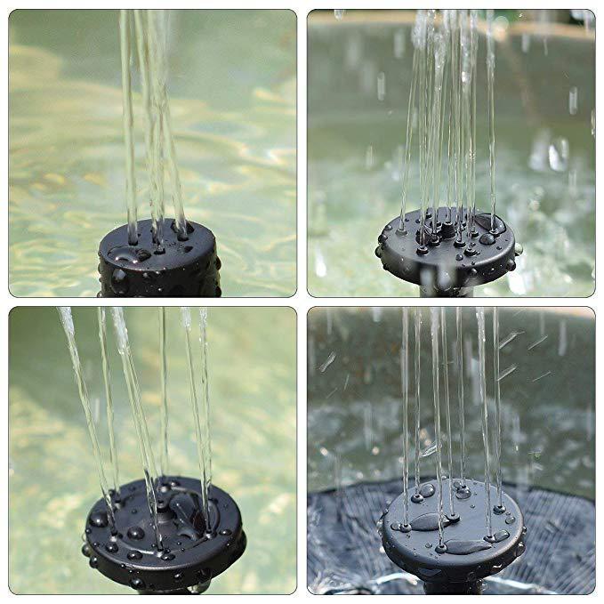 Solar Fountain  Outdoor Garden Classic Round - Gardening Grow