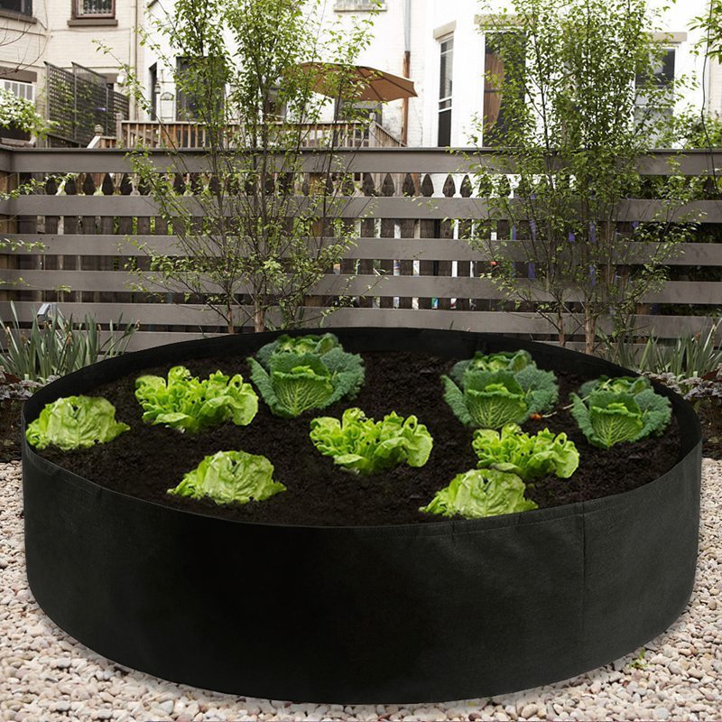 New Fabric Grow Pot Felt Garden Grow Bag Outdoor Vegetable Planter Planting Bags Garden Living Bag Garden Pots Planting Bag - Gardening Grow