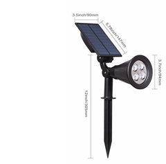 Solar Garden Lawn Light Waterproof Outdoor Street Light RGB Ground Light Garden Lighting Landscape Light - Gardening Grow