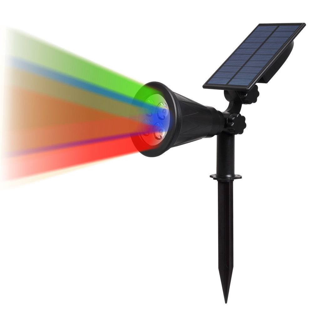 Solar Garden Lawn Light Waterproof Outdoor Street Light RGB Ground Light Garden Lighting Landscape Light - Gardening Grow