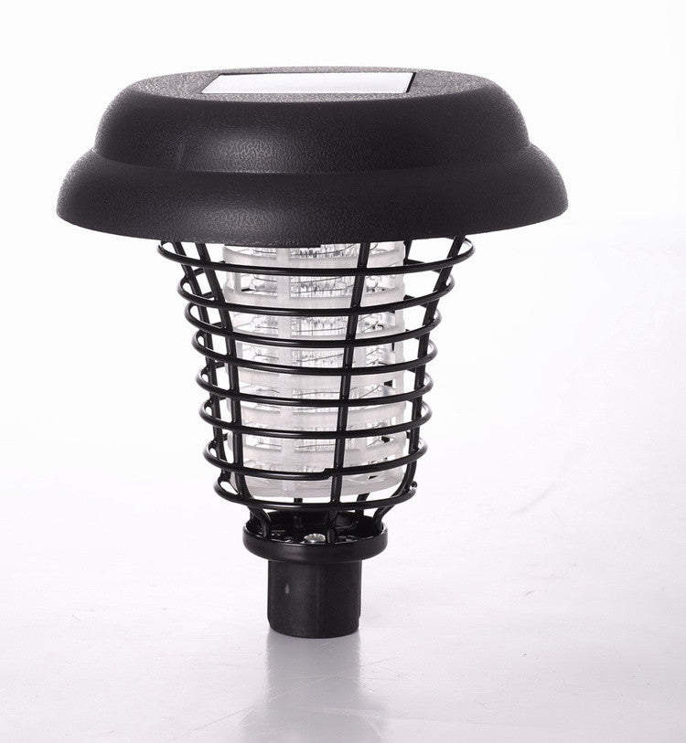 Solar Led Rechargeable Anti-Mosquito Lamp Electronic Fly Bug Zapper Insect Pest  Uv Trap Outdoor Garden Lawn Lamp - Gardening Grow