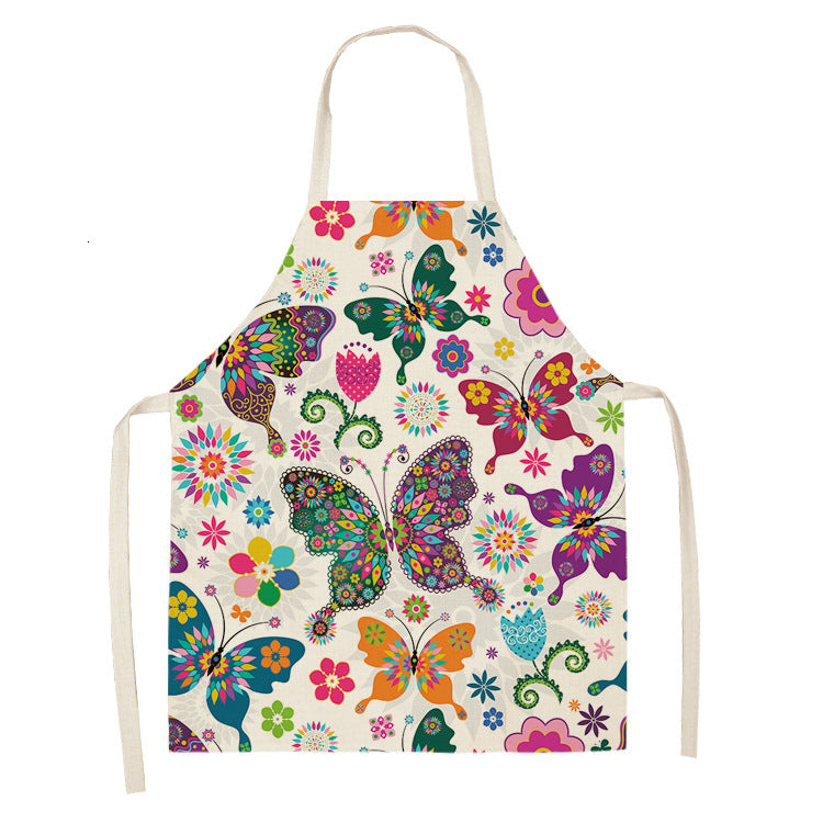 Retro Butterfly Apron New Parent-child Apron Home Cleaning Apron - Gardening Grow