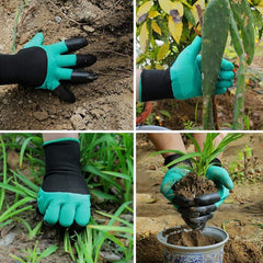 Garden Gloves With Claws Waterproof Garden Gloves For Digging Planting Breathable Gardening Gloves For Yard Work - Gardening Grow