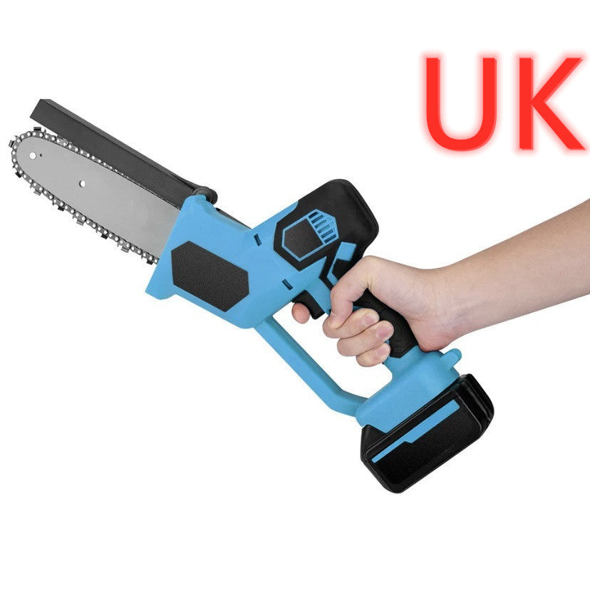 Mini rechargeable home chainsaw with one hand - Gardening Grow