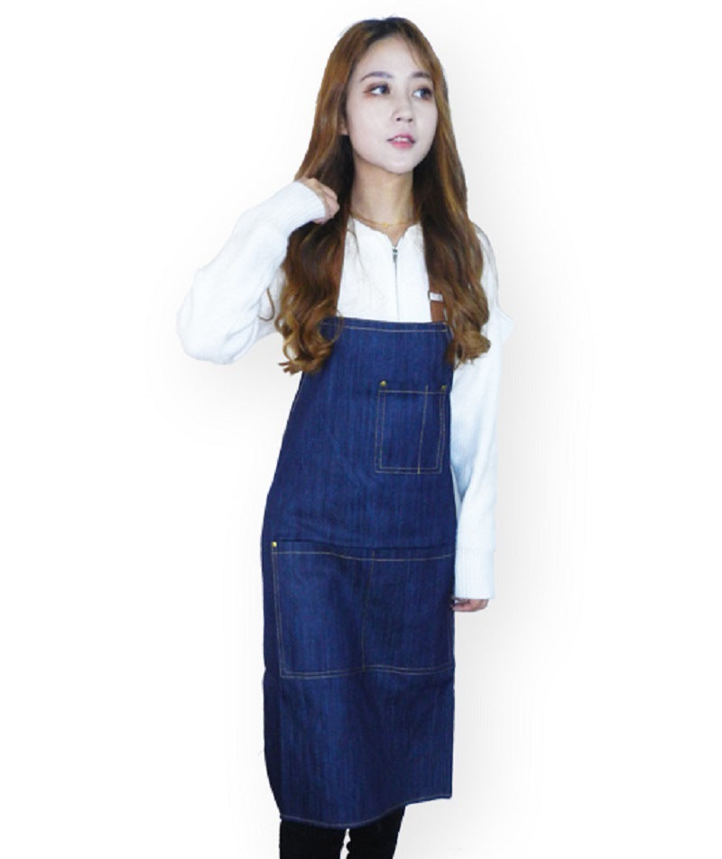 Denim apron - Gardening Grow