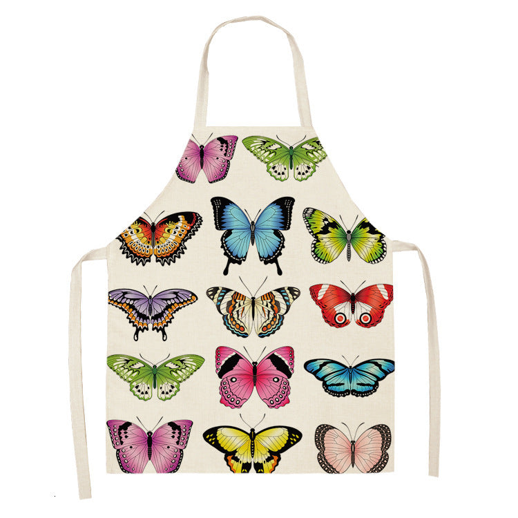 Retro Butterfly Apron New Parent-child Apron Home Cleaning Apron - Gardening Grow