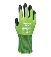 More labor insurance nitrile dipped breathable ultra-thin wear-resistant anti-skid handling gardening gloves WG501 fluorescent yellow - Gardening Grow