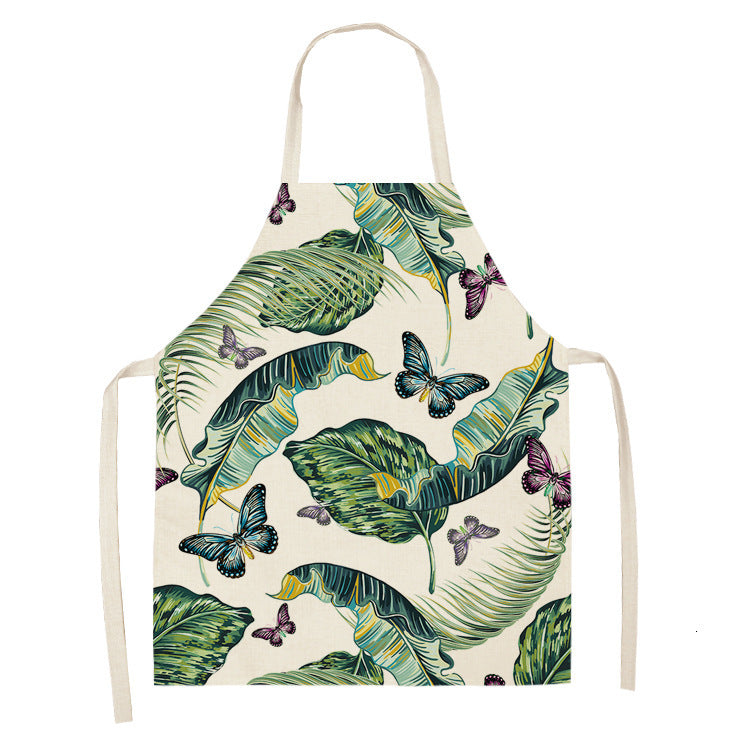 Retro Butterfly Apron New Parent-child Apron Home Cleaning Apron - Gardening Grow