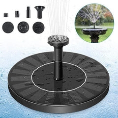 Solar Fountain  Outdoor Garden Classic Round - Gardening Grow