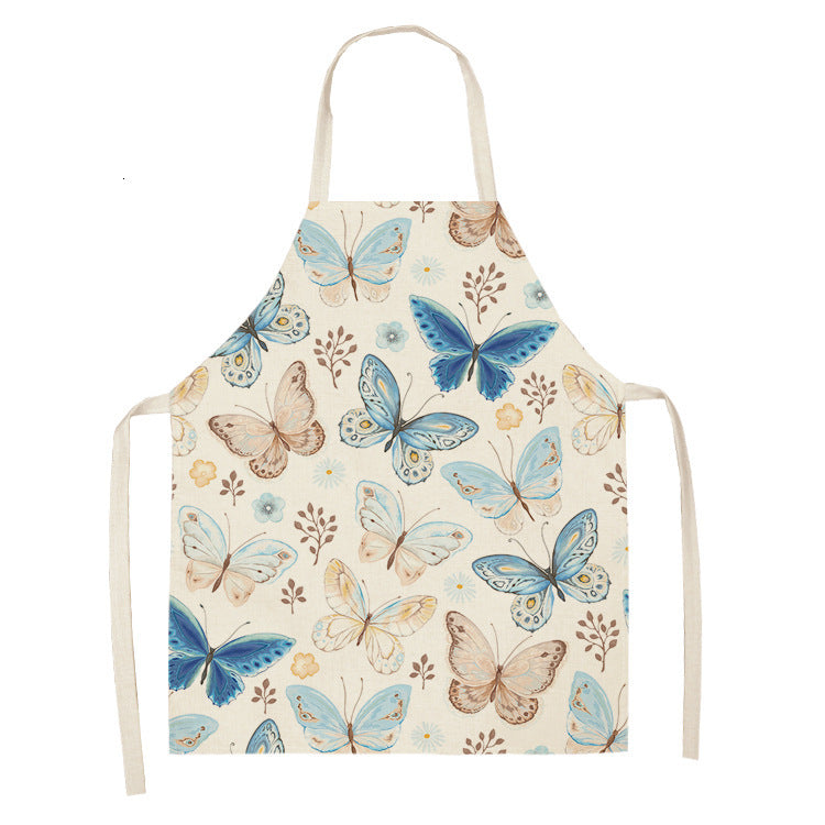 Retro Butterfly Apron New Parent-child Apron Home Cleaning Apron - Gardening Grow