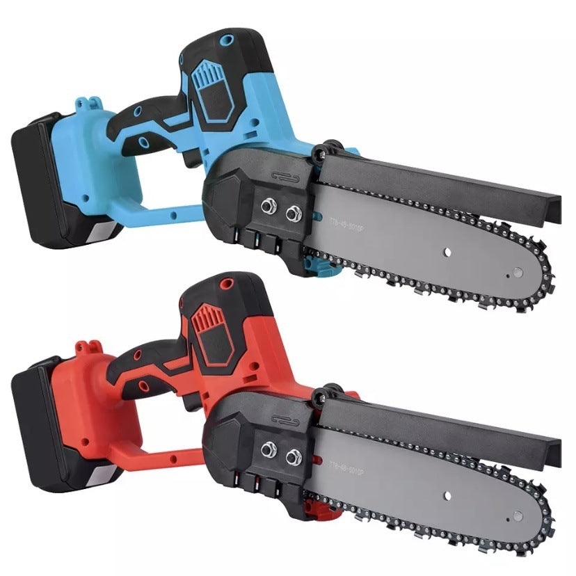 Mini rechargeable home chainsaw with one hand - Gardening Grow