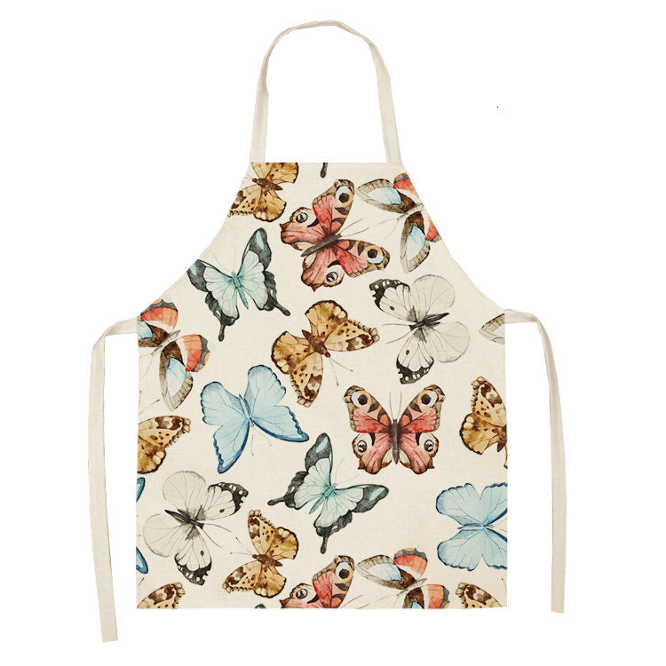 Retro Butterfly Apron New Parent-child Apron Home Cleaning Apron - Gardening Grow