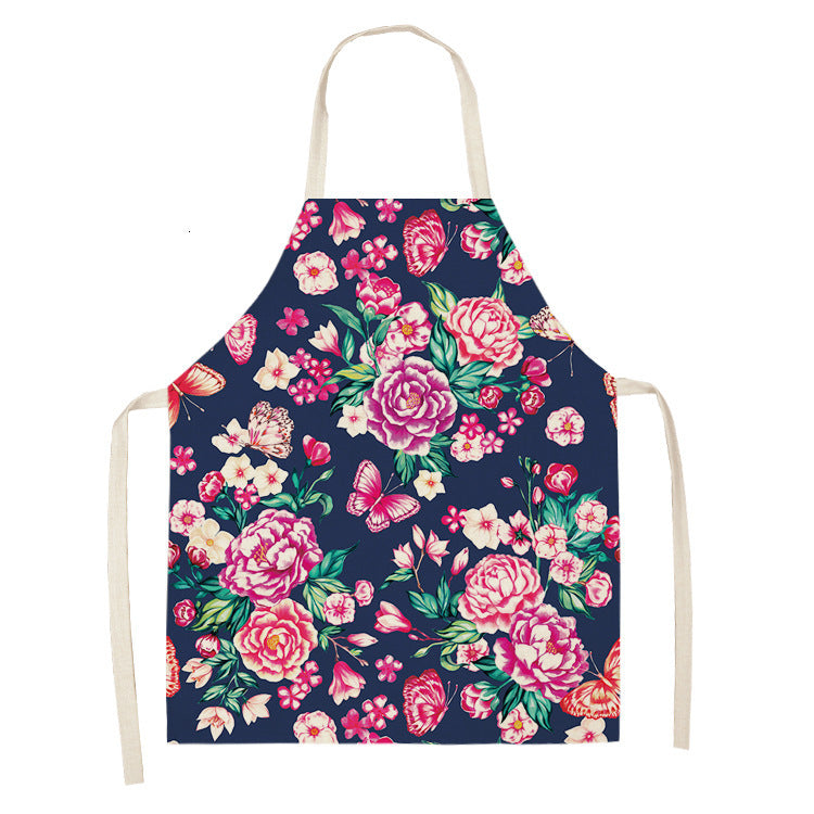 Retro Butterfly Apron New Parent-child Apron Home Cleaning Apron - Gardening Grow