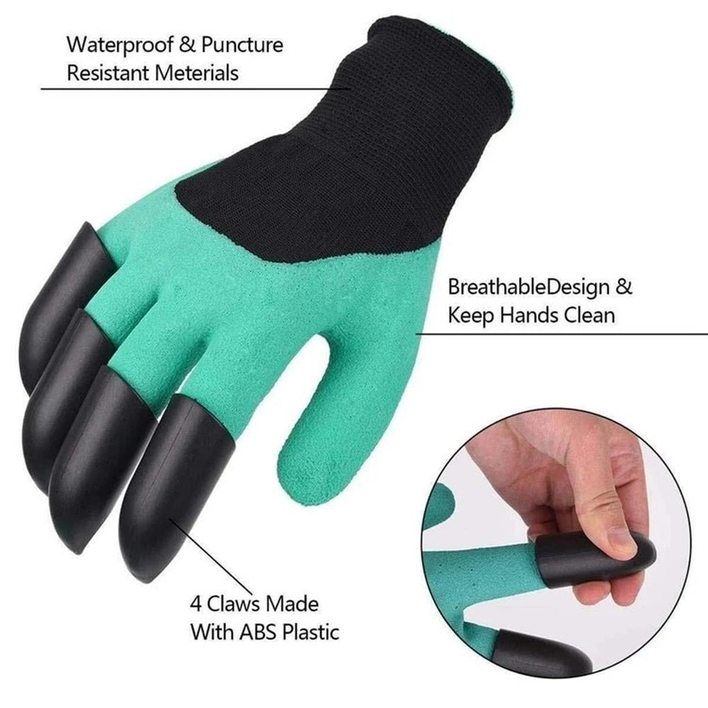 Garden Gloves With Claws Waterproof Garden Gloves For Digging Planting Breathable Gardening Gloves For Yard Work - Gardening Grow