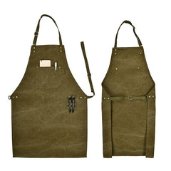 Barber Baking Coffee Shop Gardening Thickened Canvas Apron - Gardening Grow