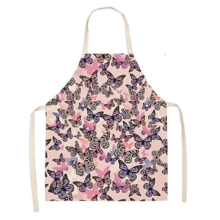 Retro Butterfly Apron New Parent-child Apron Home Cleaning Apron - Gardening Grow