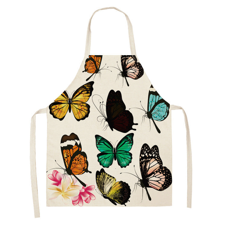 Retro Butterfly Apron New Parent-child Apron Home Cleaning Apron - Gardening Grow