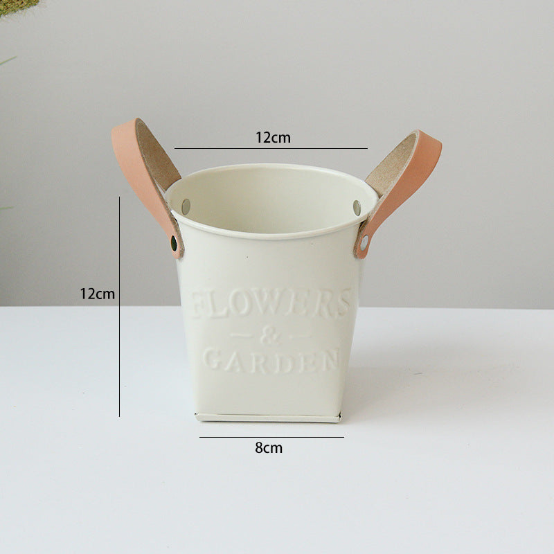 Home Garden Letter Metal Pots - Gardening Grow