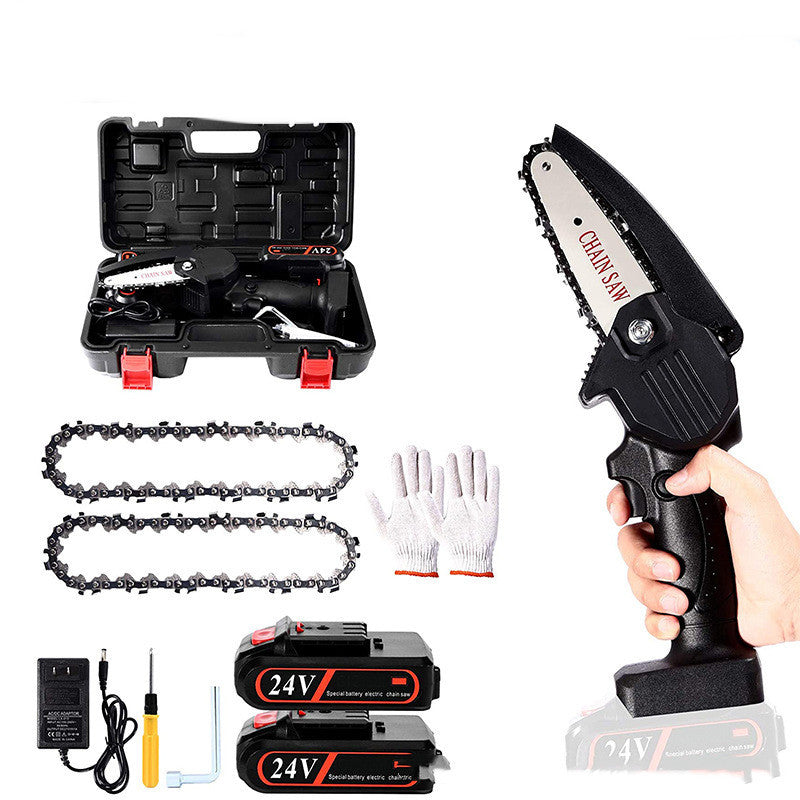 Mini Charging Wireless Handheld Chainsaw Woodworking - Gardening Grow