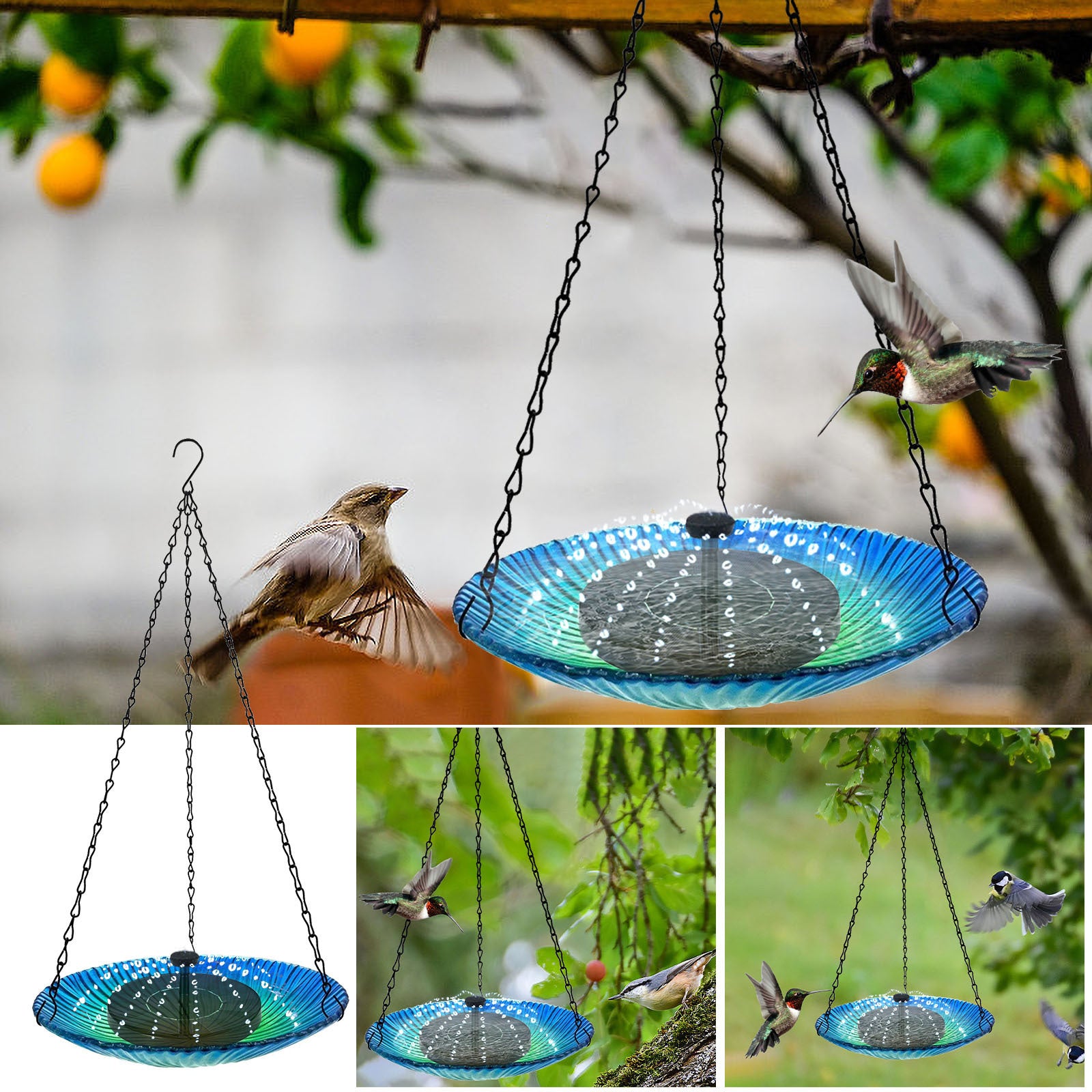 Outdoor Garden Fountain Hanging Bird Feeder - Gardening Grow