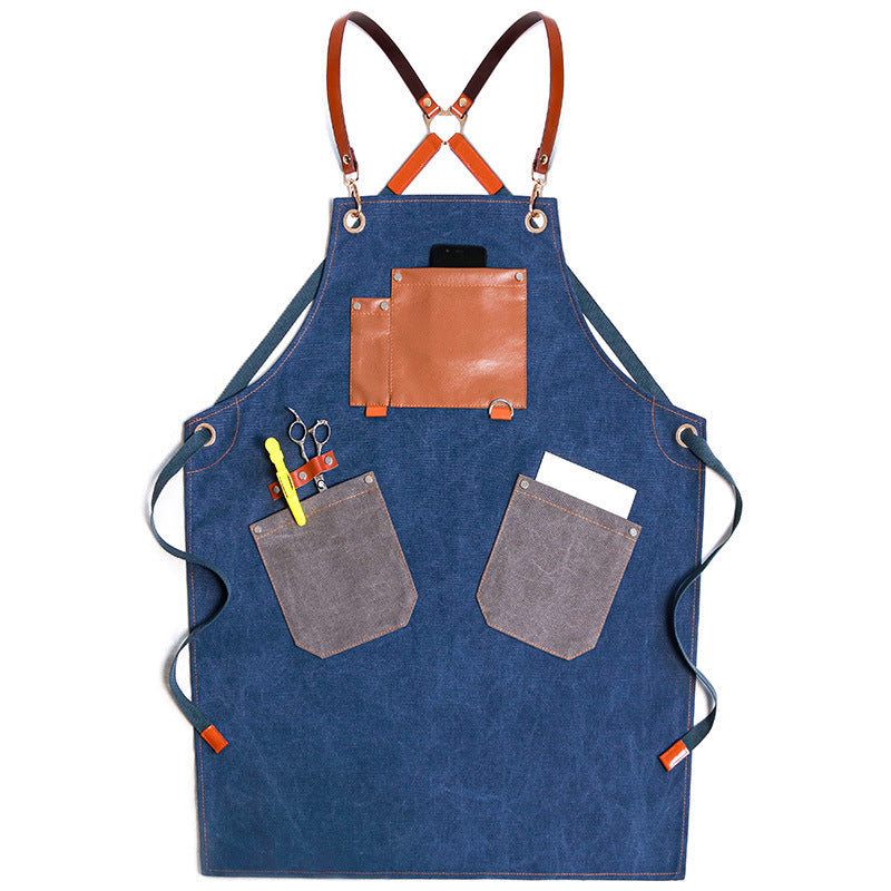 Gardening Baking Salon Denim Workwear Apron - Gardening Grow