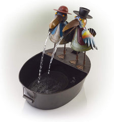 Toucan Fountain Garden Courtyard Art Deco - Gardening Grow