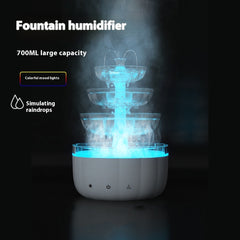 Fountain Water Drop Humidifier Home Office Aroma Diffuser - Gardening Grow