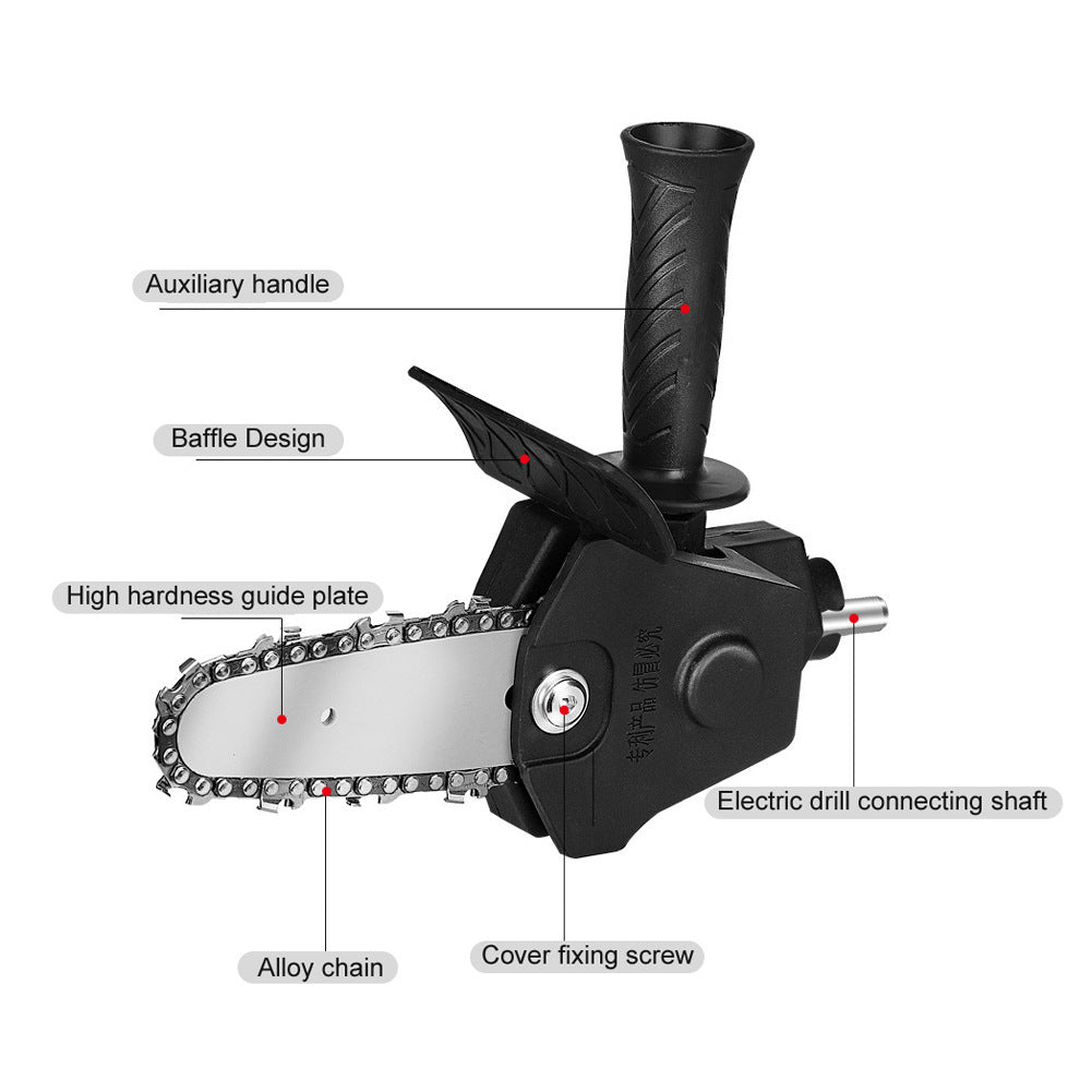 Electric Hand Drill To Chainsaw Conversion Head Pruning - Gardening Grow