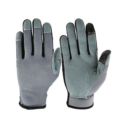 Deer Skin Two Layer Touch Screen Gardening Gloves - Gardening Grow