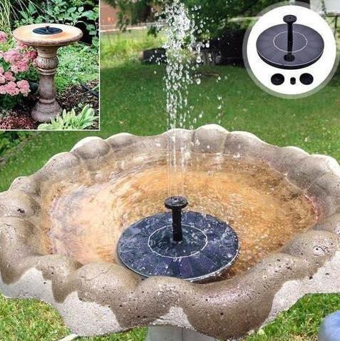 Solar Water Mercury Garden Miniature Floating Fountain - Gardening Grow