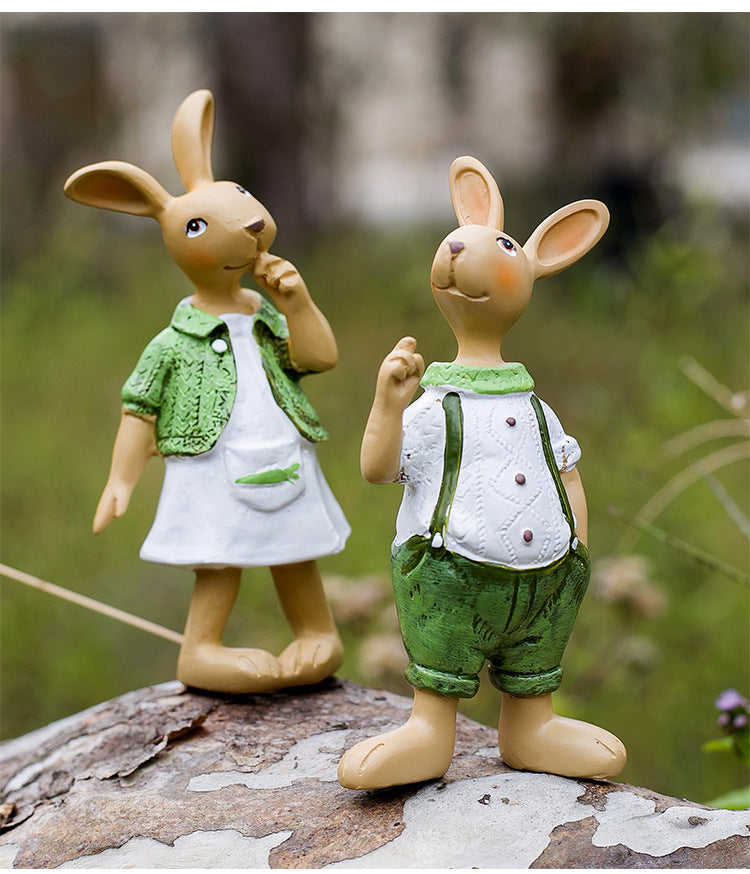 Garden Decoration Cartoon Rabbit Decoration - Gardening Grow