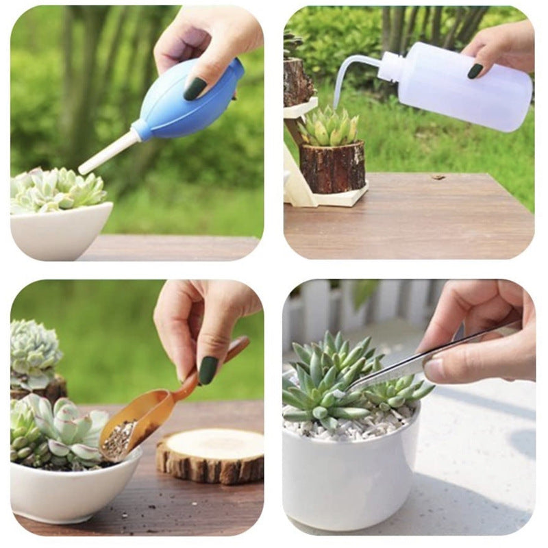 Gardening Tool Set Potted Scissors Succulent Spray Bottle Seedling Lifter - Gardening Grow