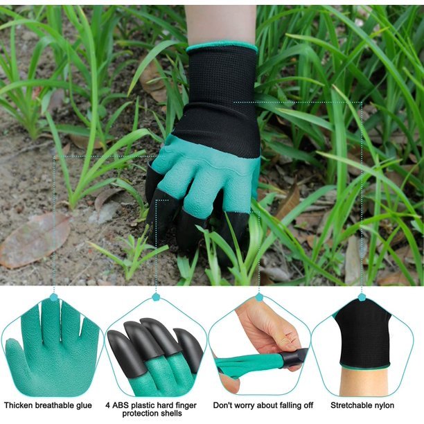 Garden Gloves With Claws Waterproof Garden Gloves For Digging Planting Breathable Gardening Gloves For Yard Work - Gardening Grow