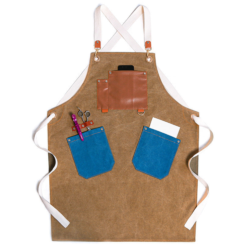 Gardening Baking Salon Denim Workwear Apron - Gardening Grow